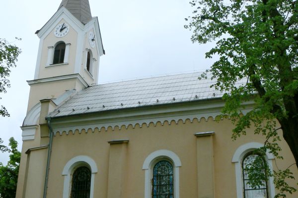 Oprava fasády kostela svatého Floriána - původní stav
